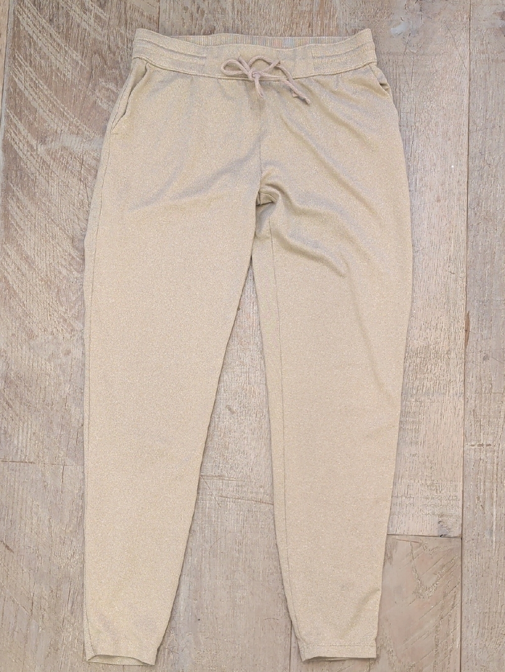 Joe Fresh Cozy Women's Knit Lounge Pants Beige Joggers Size XS